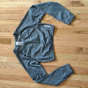 Like new Gymshark long sleeve crop, Size L
